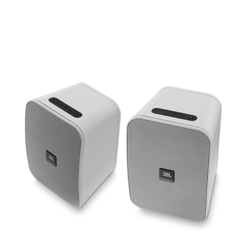 JBL Control X Wireless - White - 5.25” (133mm) Portable Stereo Bluetooth® Speakers - Hero image number null