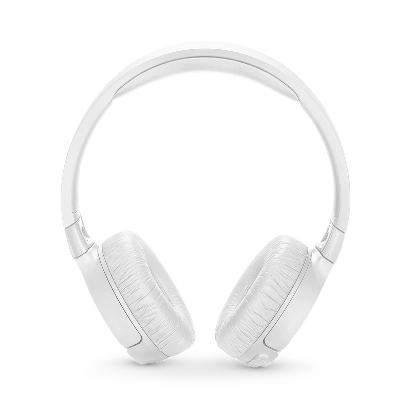 JBL Tune 600BTNC - White - Wireless, on-ear, active noise-cancelling headphones. - Front image number null