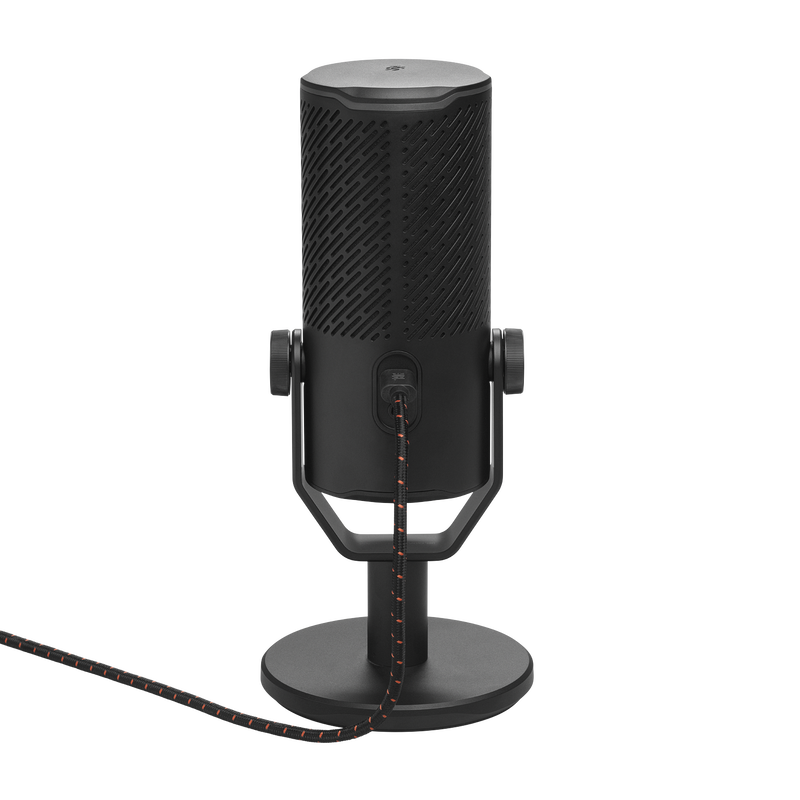 JBL Quantum Stream Studio - Chrome - Quad pattern premium USB microphone for streaming, recording and gaming - Back image number null
