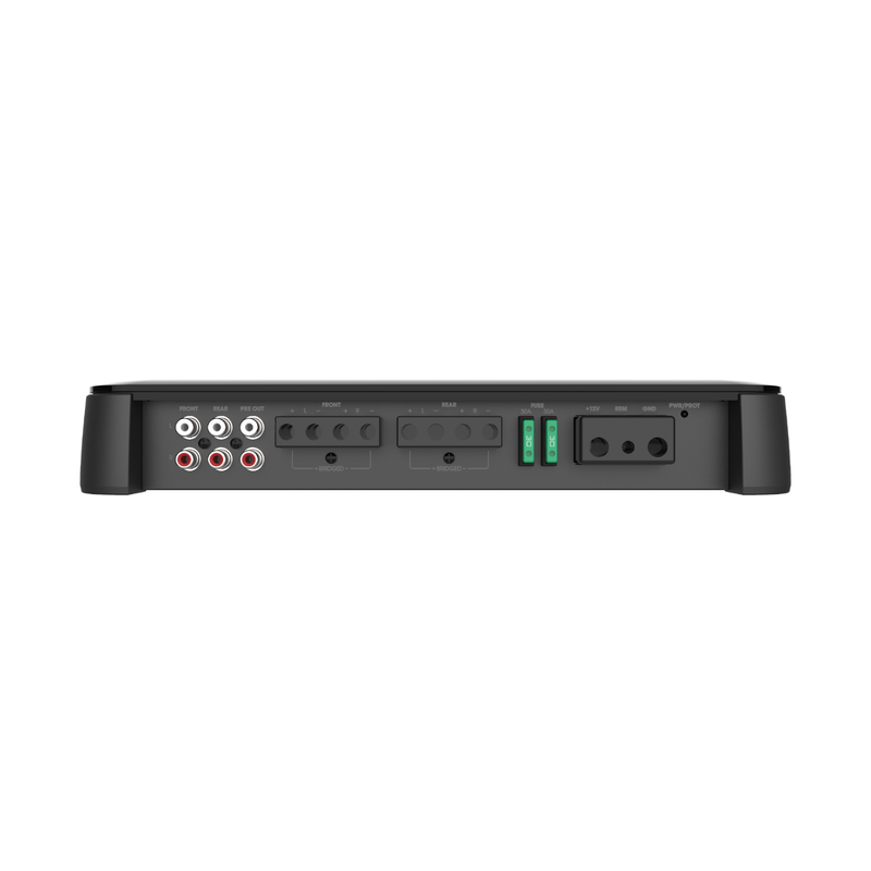 Club A754 - Black - High performance 4 channel car amplifier - Back image number null
