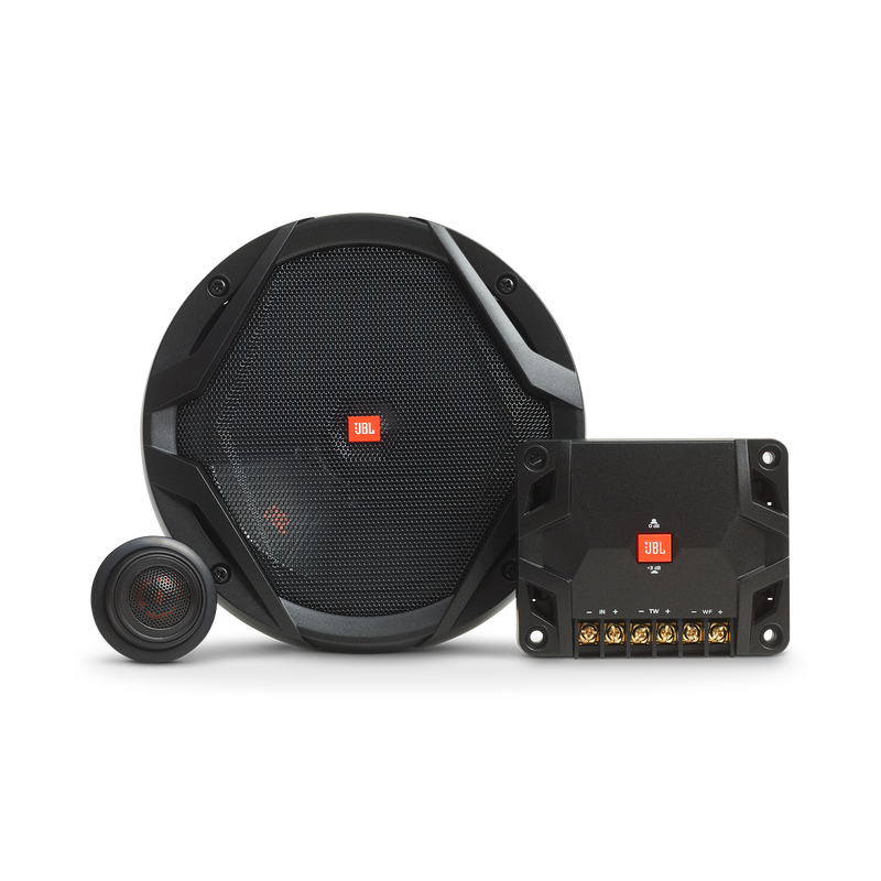 GX608C - Black - 6-1/2" Car Audio Component Speaker System - Front image number null