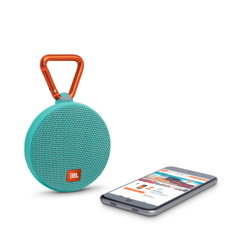 JBL Clip 2 - Teal - Portable Bluetooth speaker - Detailshot 1 image number null