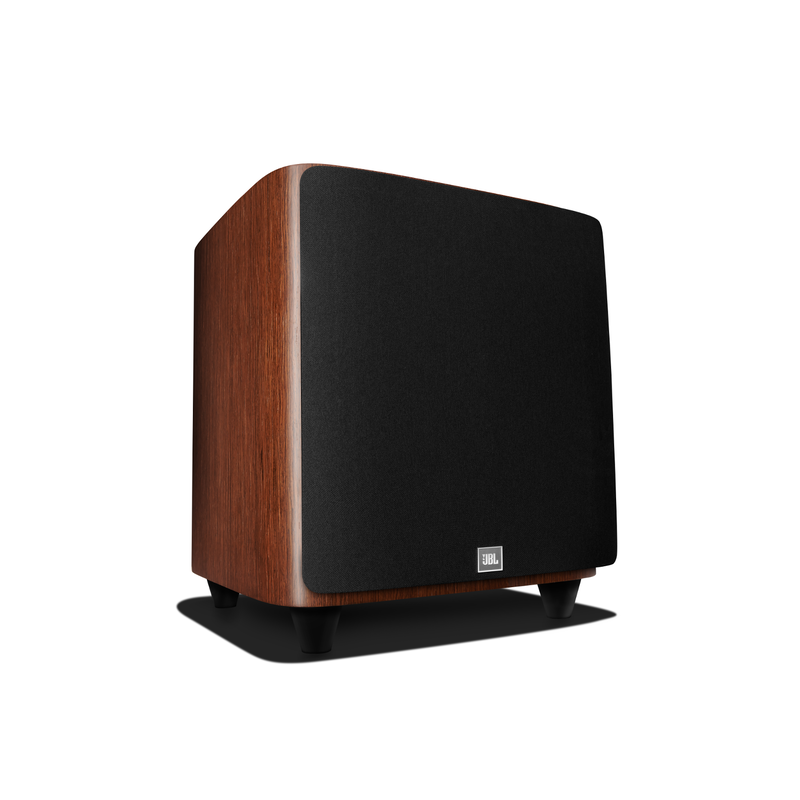 HDI-1200P - Walnut - 12-inch (300mm) 1000W Powered Subwoofer - Front image number null