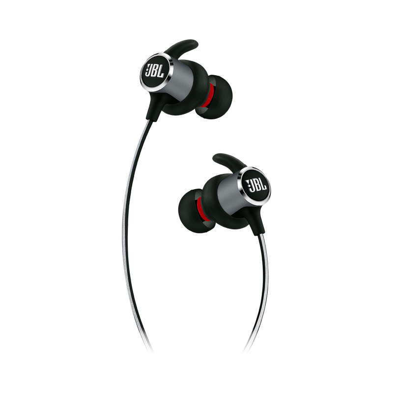 JBL REFLECT MINI 2 - Black - Lightweight Wireless Sport Headphones - Detailshot 2 image number null