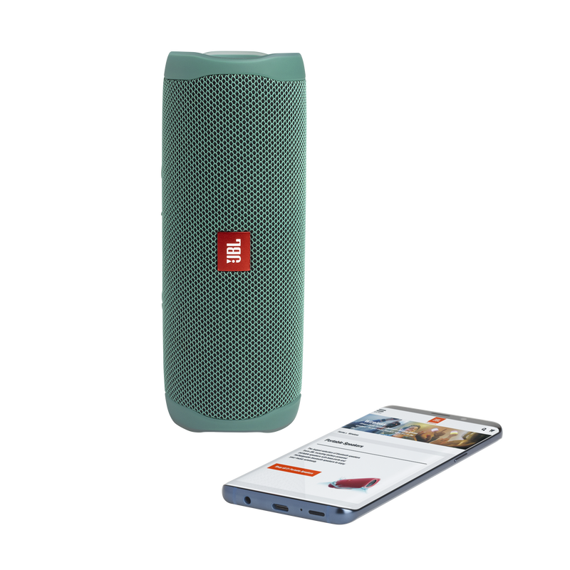 JBL Flip 5 Eco edition - Forest Green - Portable Speaker - Eco edition - Detailshot 1 image number null