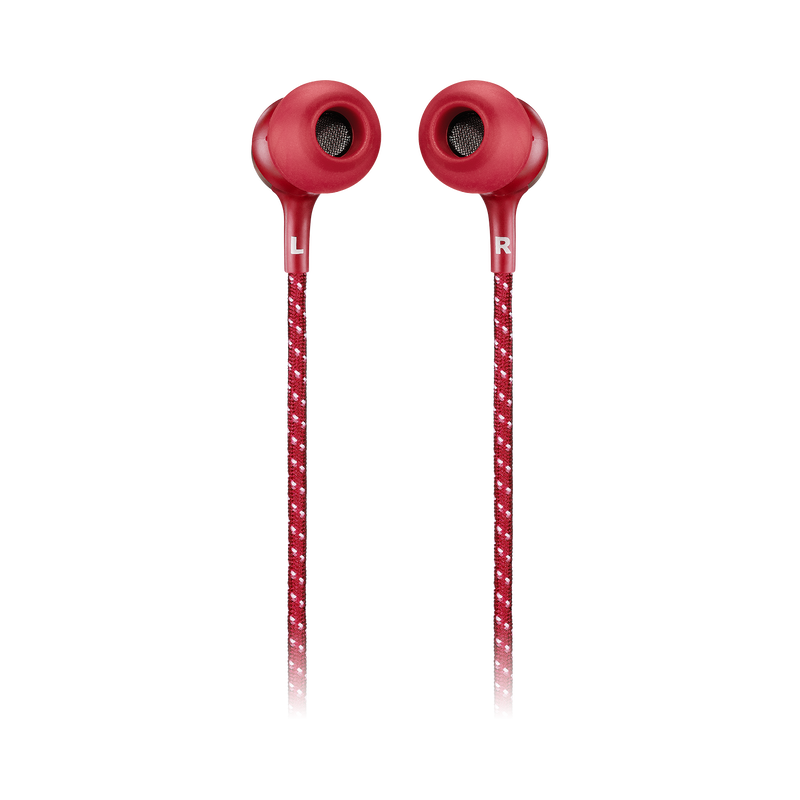 JBL Live 200BT - Red - Wireless in-ear neckband headphones - Back image number null