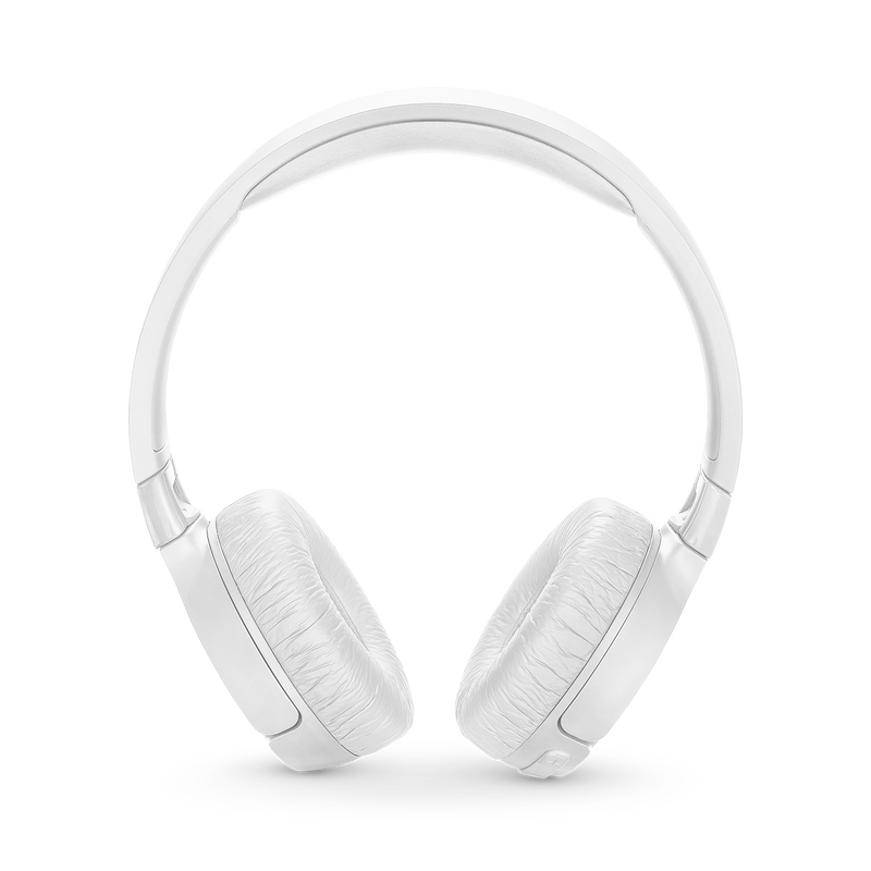 JBL Tune 600BTNC - White - Wireless, on-ear, active noise-cancelling headphones. - Front image number null