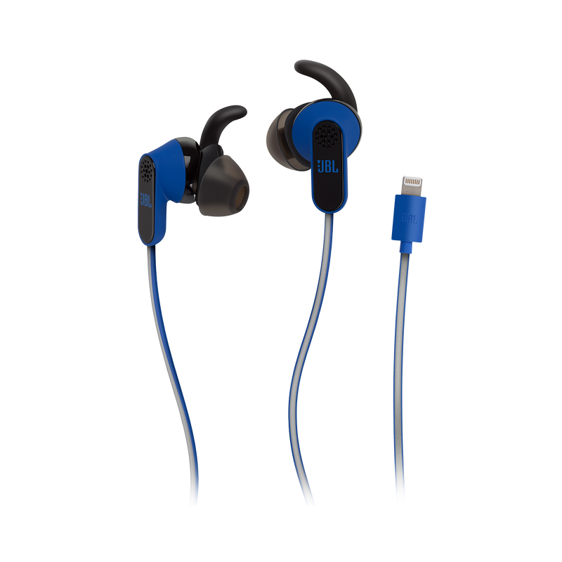 Reflect Aware - Blue - Lightning connector sport earphone with Noise Cancellation and Adaptive Noise Control. - Hero image number null