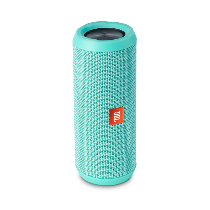 JBL Flip 3 - Teal - Splashproof portable Bluetooth speaker with powerful sound and speakerphone technology - Detailshot 2 image number null