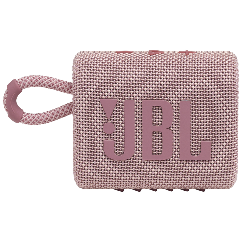 JBL Go 3 - Pink - Portable Waterproof Speaker - Front image number null