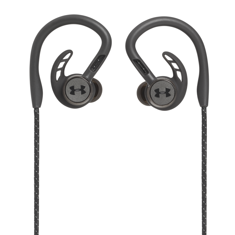 UA Sport Wireless PIVOT - Black - Secure-fitting wireless sport earphones with JBL technology and sound - Back image number null