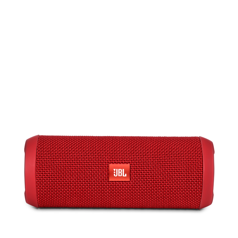 JBL Flip 3 - Red - Splashproof portable Bluetooth speaker with powerful sound and speakerphone technology - Front image number null