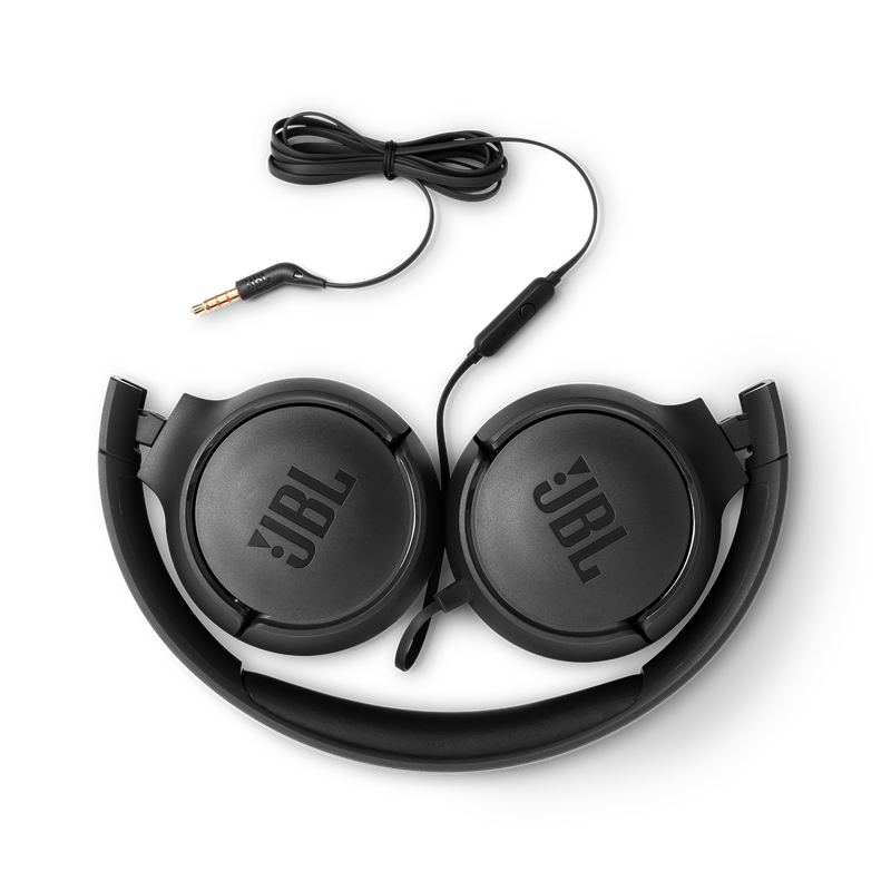 JBL Tune 500 - Black - Wired on-ear headphones - Detailshot 1 image number null