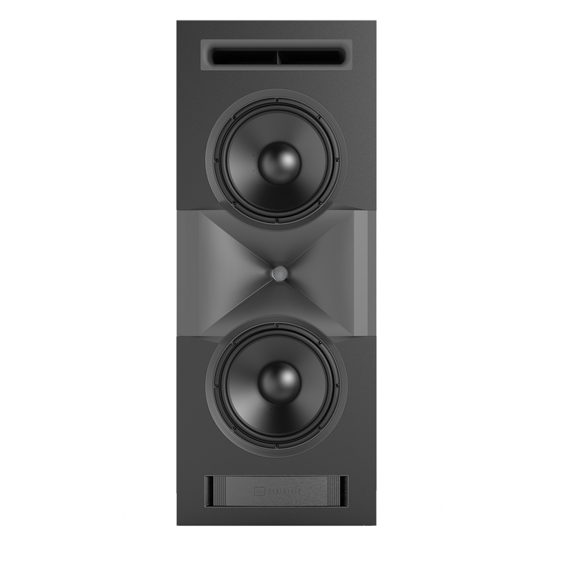 SCL-1 - Black - 2-Way Dual 12-inch (300mm) Custom LCR Loudspeaker - Front image number null