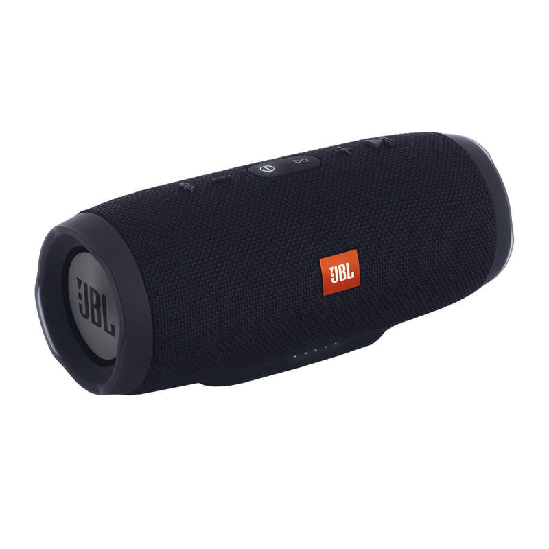 JBL Charge 3 Stealth Edition - Black - Full-featured waterproof portable speaker with high-capacity battery to charge your devices - Hero image number null