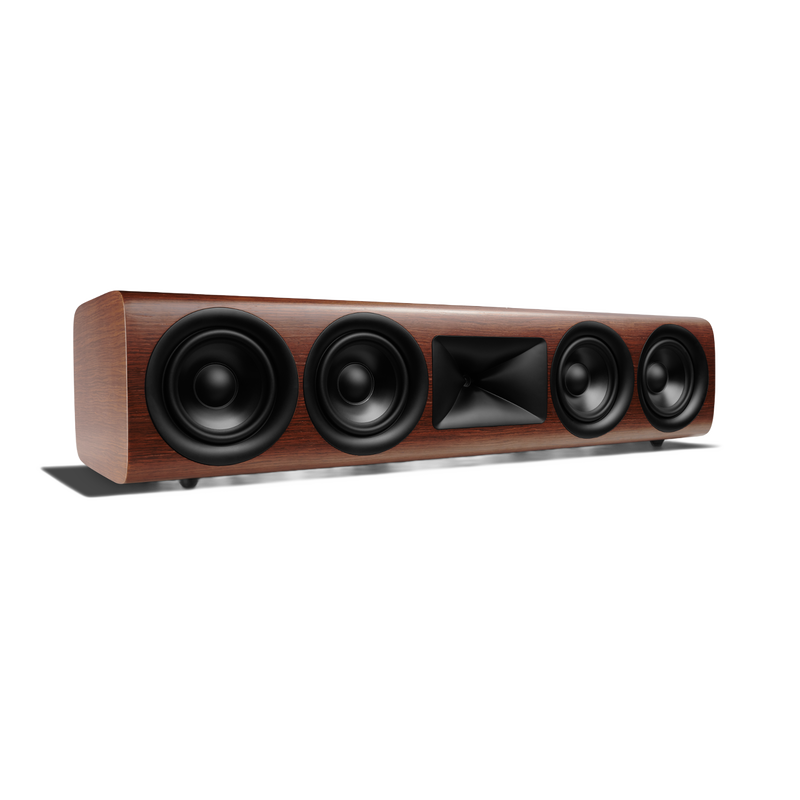 HDI-4500 - Walnut - 2 ½-way Quadruple 5.25-inch (130mm) Center Channel Loudspeaker - Left image number null