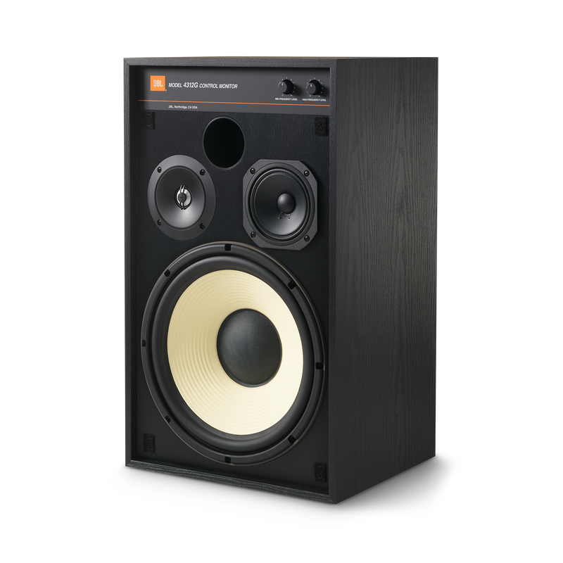 JBL 4312G - Black - 12-inch (300mm) 3-way Studio Monitor Bookshelf Loudspeaker - Detailshot 3 image number null