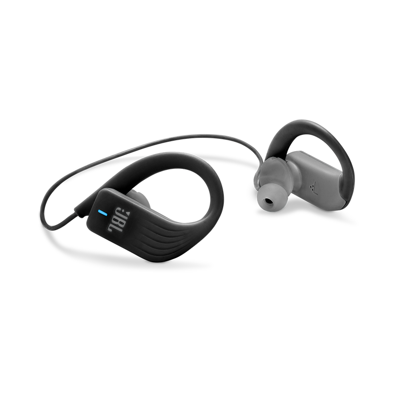 JBL Endurance SPRINT - Black - Waterproof Wireless In-Ear Sport Headphones - Detailshot 1 image number null