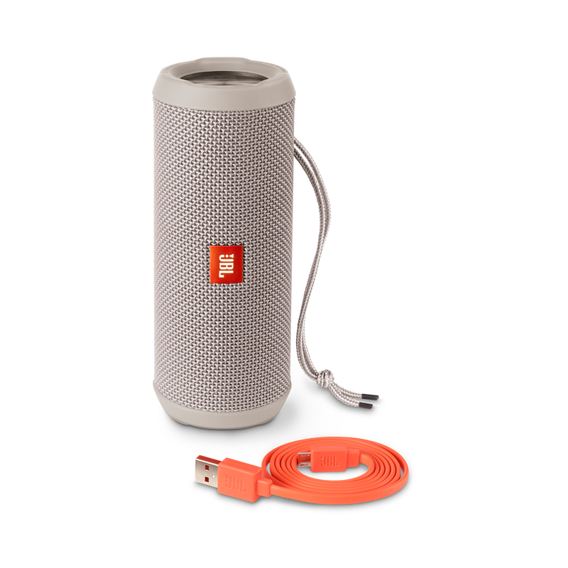 JBL Flip 3 - Grey - Splashproof portable Bluetooth speaker with powerful sound and speakerphone technology - Detailshot 4 image number null