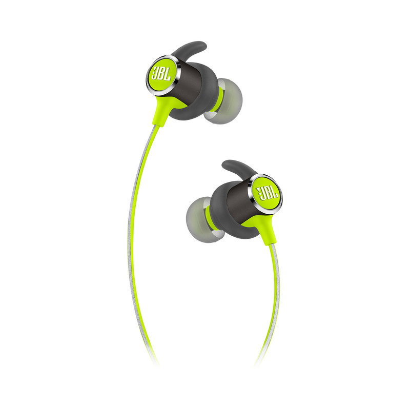 JBL REFLECT MINI 2 - Green - Lightweight Wireless Sport Headphones - Detailshot 2 image number null