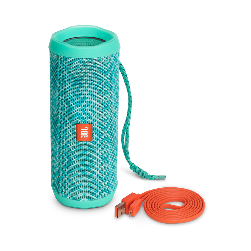 JBL Flip 4 Special Edition - Mosaic - A full-featured waterproof portable Bluetooth speaker with surprisingly powerful sound. - Detailshot 4 image number null