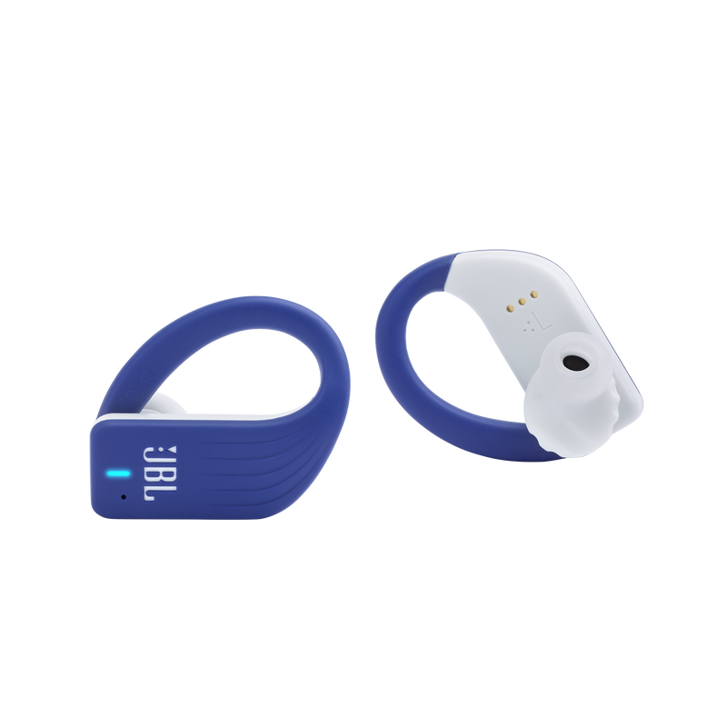 JBL Endurance PEAK - Blue - Waterproof True Wireless In-Ear Sport Headphones - Detailshot 1 image number null