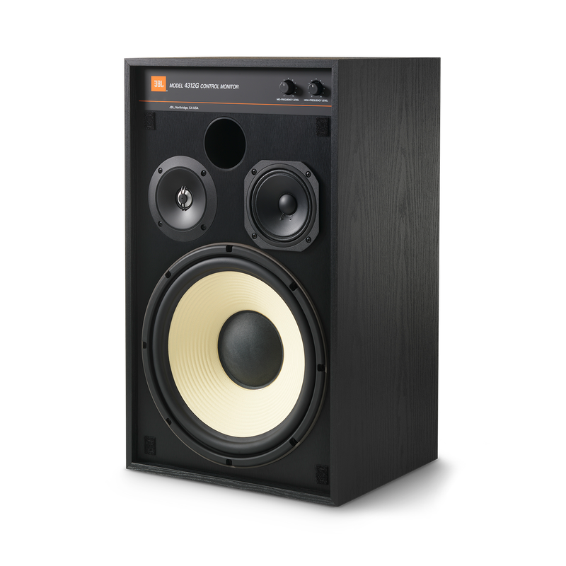 JBL 4312G - Black - 12-inch (300mm) 3-way Studio Monitor Bookshelf Loudspeaker - Detailshot 3 image number null