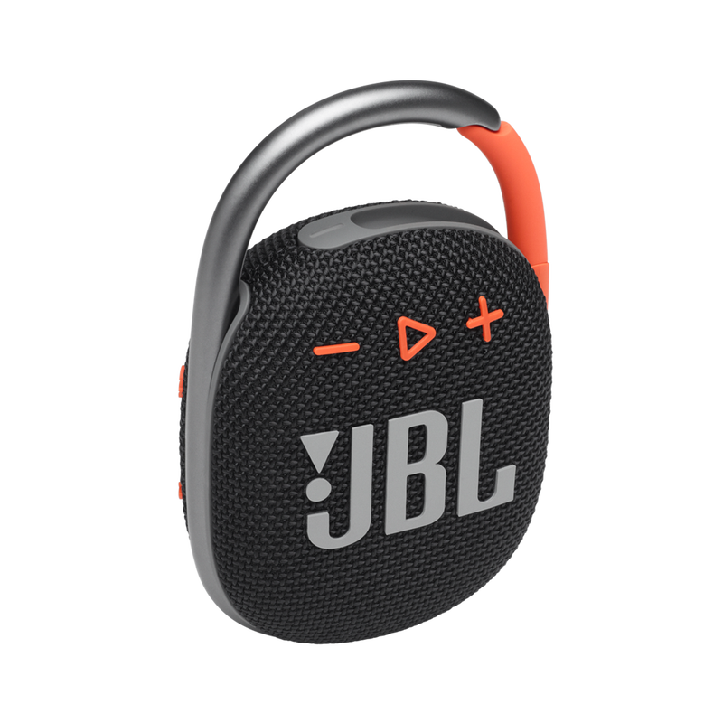 JBL Clip 4 - Black / Orange - Ultra-portable Waterproof Speaker - Hero image number null