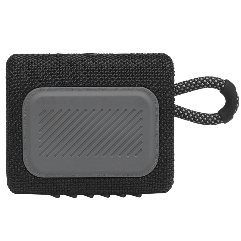 JBL Go 3 - Black - Portable Waterproof Speaker - Back image number null