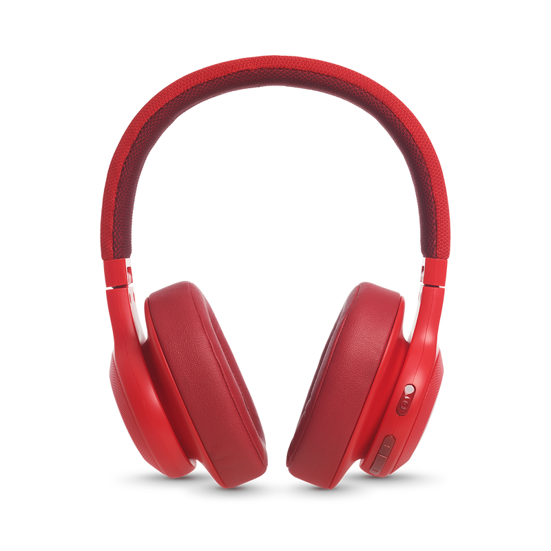 JBL E55BT - Red - Wireless over-ear headphones - Detailshot 4 image number null