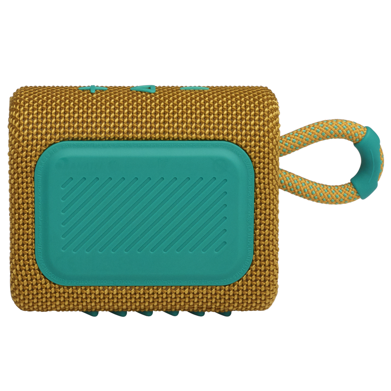 JBL Go 3 - Yellow - Portable Waterproof Speaker - Back image number null