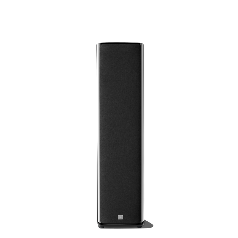 HDI-3800 - Black Gloss - 2 ½-way Triple 8-inch (200mm) Floorstanding Loudspeaker - Front image number null