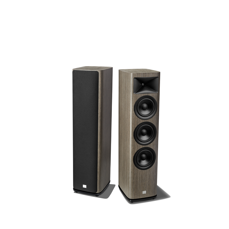 HDI-3600 - Grey Oak - 2 ½-way Triple 6.5-inch (165mm) Floorstanding Loudspeaker - Detailshot 1 image number null