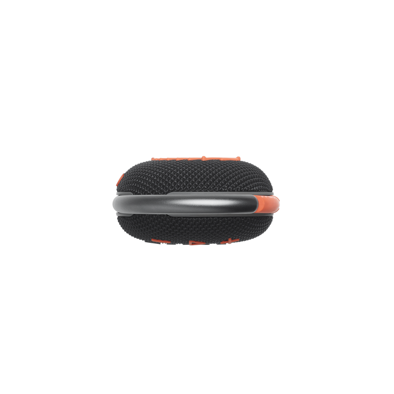 JBL Clip 4 - Black / Orange - Ultra-portable Waterproof Speaker - Top image number null