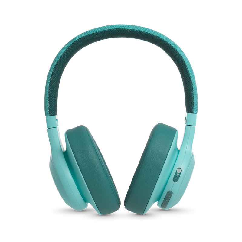 JBL E55BT - Teal - Wireless over-ear headphones - Detailshot 4 image number null