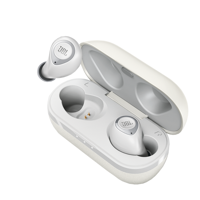 JBL C100TWS - White - True wireless in-ear headphones. - Detailshot 2 image number null