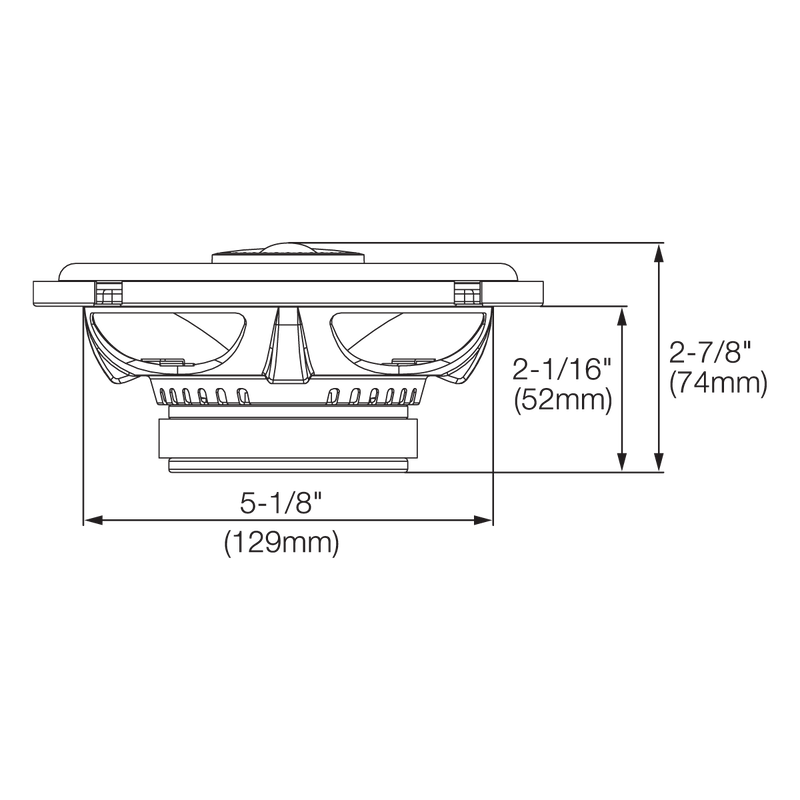 GX602 - Black - 6-1/2" coaxial car audio loudspeaker, 180W - Detailshot 1 image number null