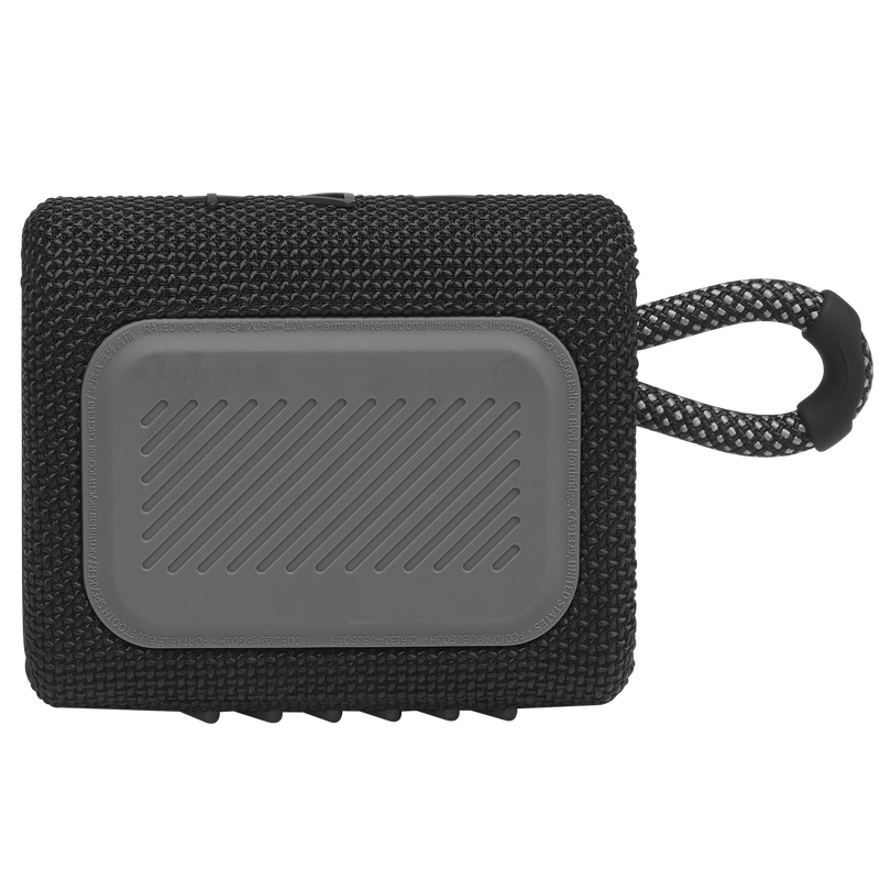 JBL Go 3 - Black - Portable Waterproof Speaker - Back image number null