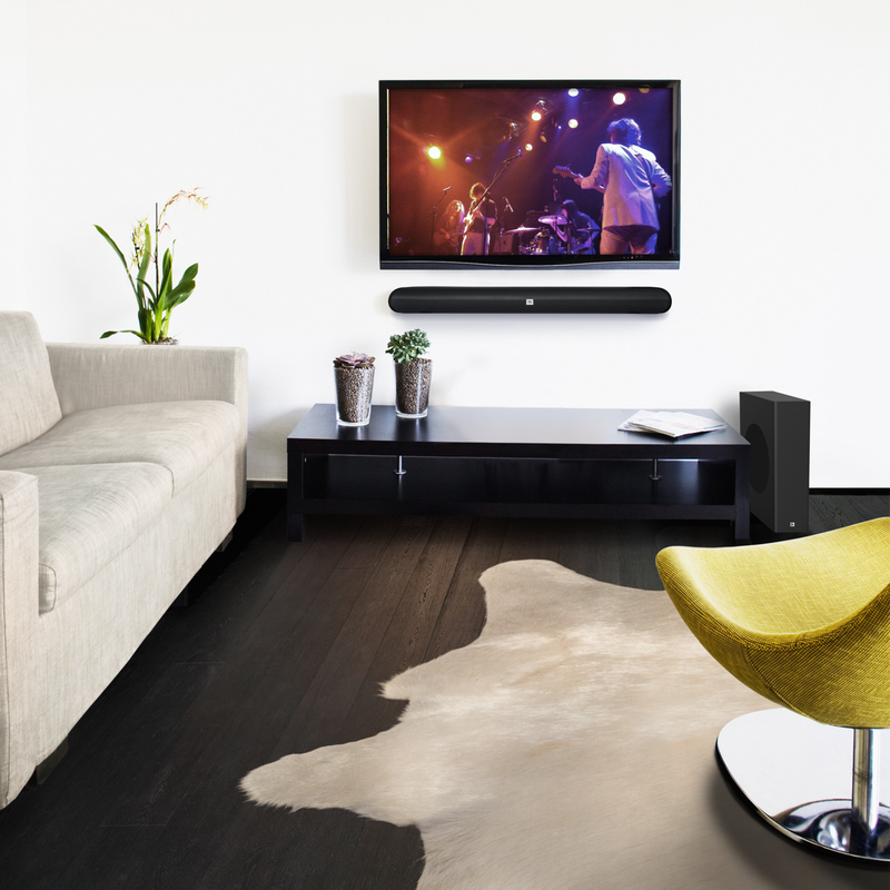 JBL Cinema SB150 - Black - Home cinema 2.1 soundbar with compact wireless subwoofer - Detailshot 10 image number null