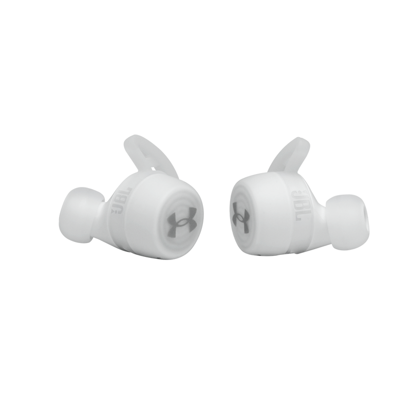 UA True Wireless Streak - White - Ultra-compact In-Ear Sport Headphones - Detailshot 2 image number null
