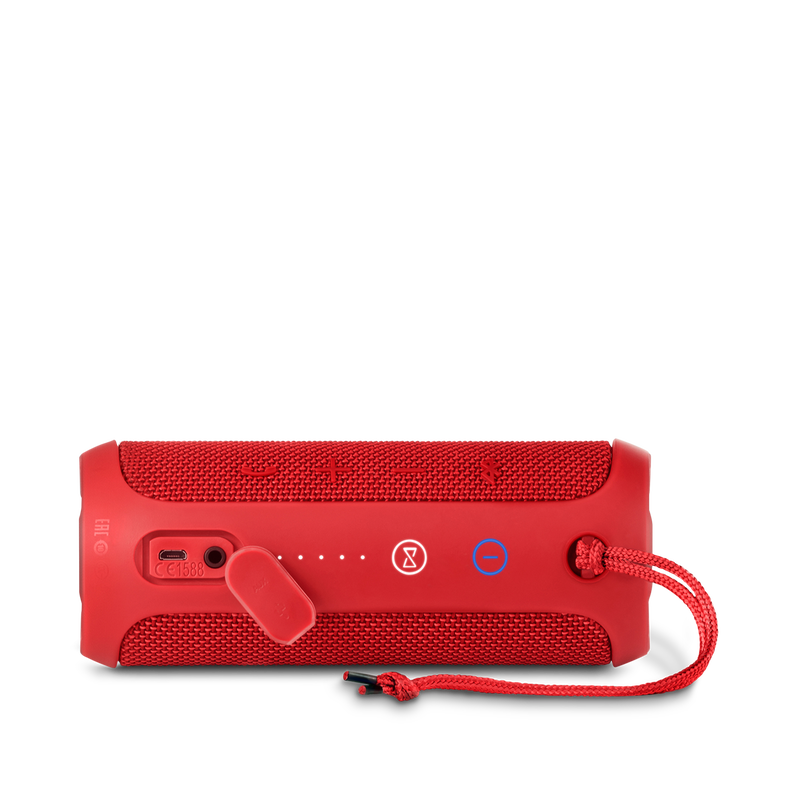 JBL Flip 3 - Red - Splashproof portable Bluetooth speaker with powerful sound and speakerphone technology - Detailshot 3 image number null