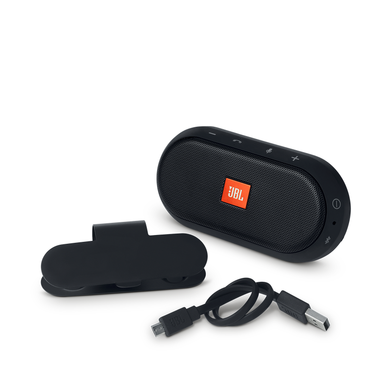 JBL Trip - Black - Visor Mount Portable Bluetooth Hands-free Kit - Detailshot 7 image number null