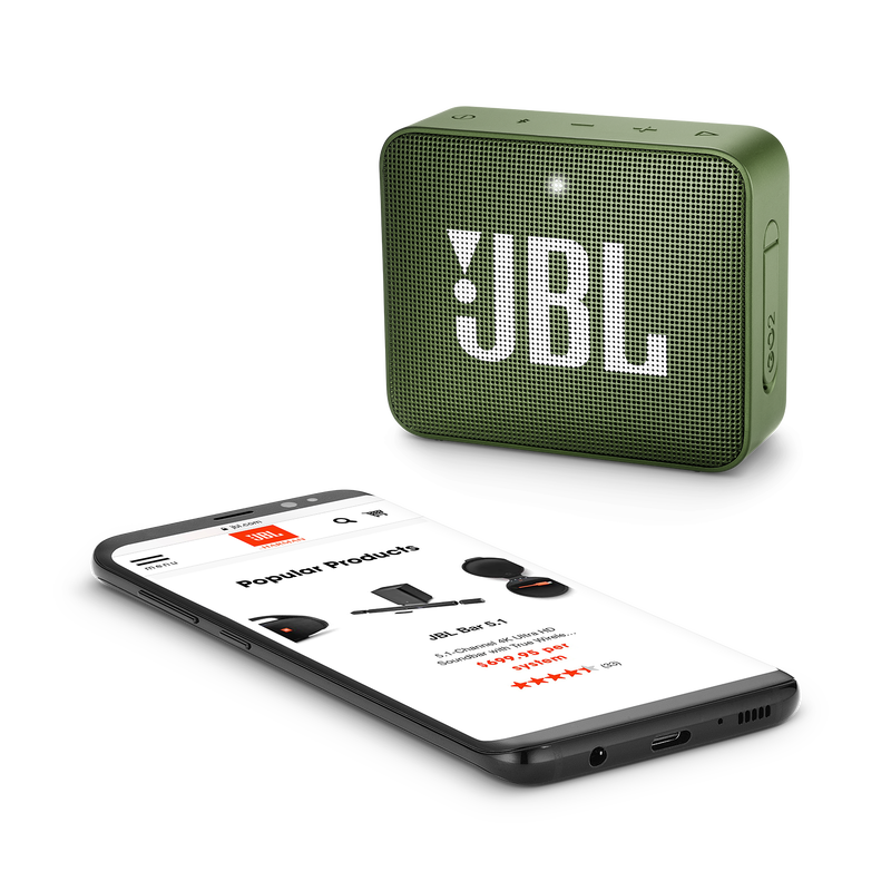 JBL Go 2 - Moss Green - Portable Bluetooth speaker - Detailshot 3 image number null