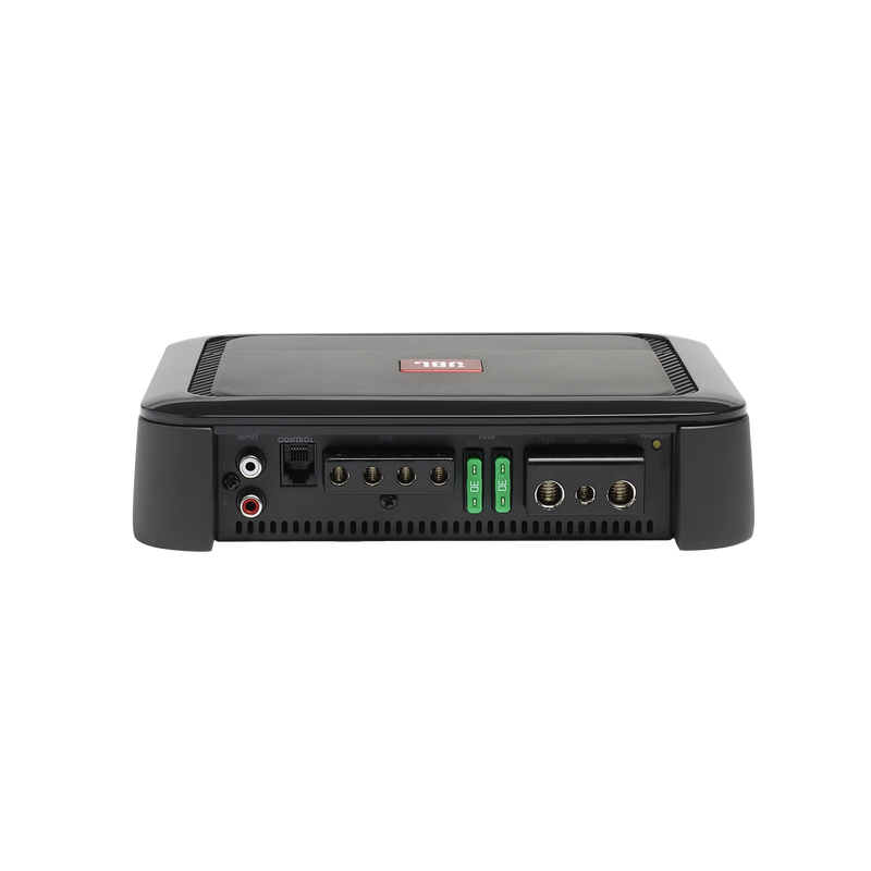 Club A600 - Black - High performance mono subwoofer car amplifier - Back image number null