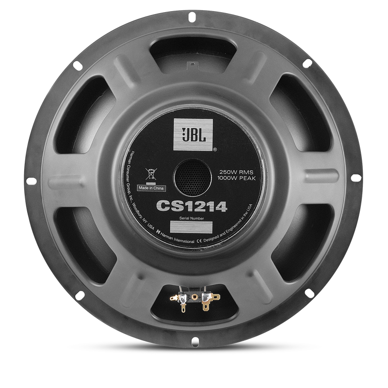 CS1214 - Black - 30 cm (12 inch) subwoofer, with double magnet suitable for enclosed, bass reflex and bandpass boxes - Back image number null