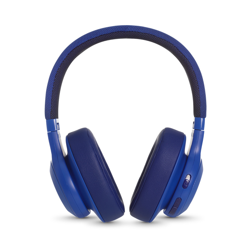 JBL E55BT - Blue - Wireless over-ear headphones - Detailshot 4 image number null
