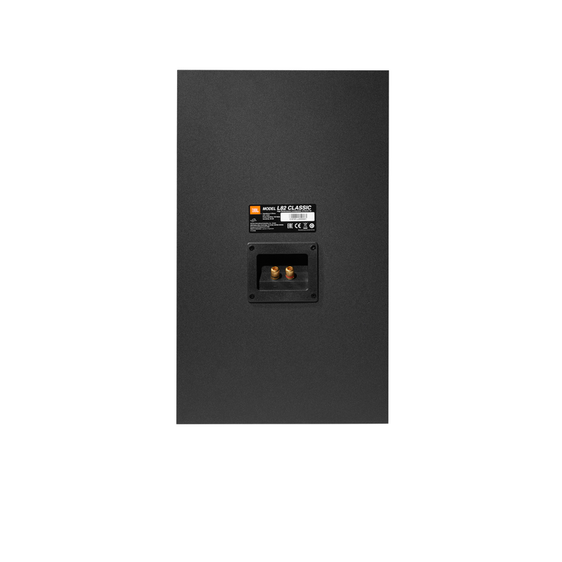 L82 Classic - Black - 8" (200mm) 2-way Bookshelf Loudspeaker - Back image number null