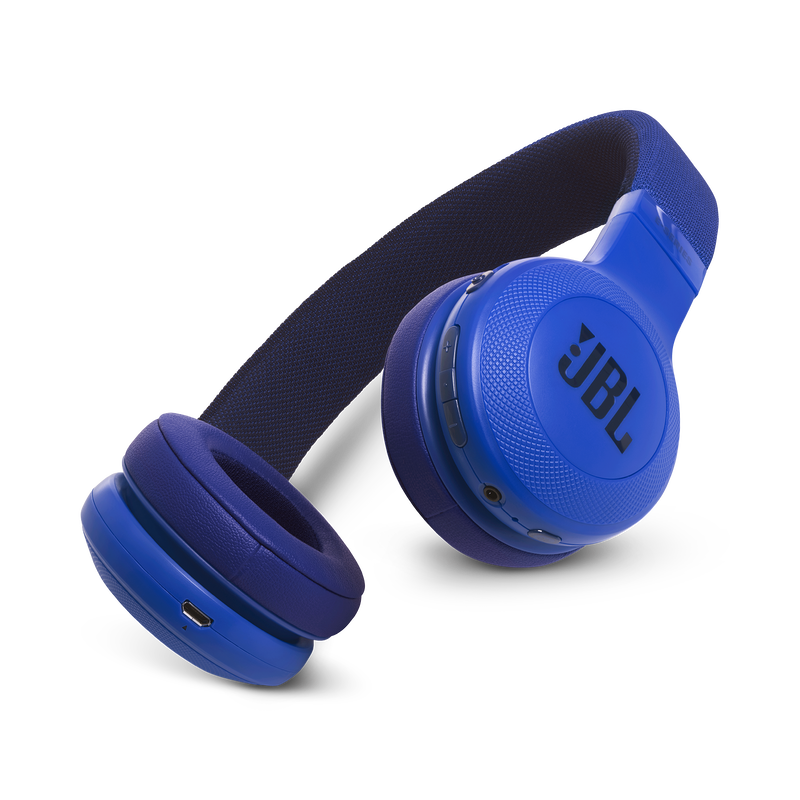 JBL E45BT - Blue - Wireless on-ear headphones - Hero image number null
