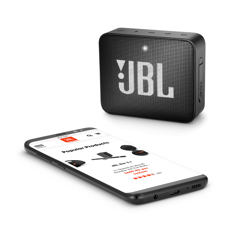 JBL Go 2 - Midnight Black - Portable Bluetooth speaker - Detailshot 3 image number null
