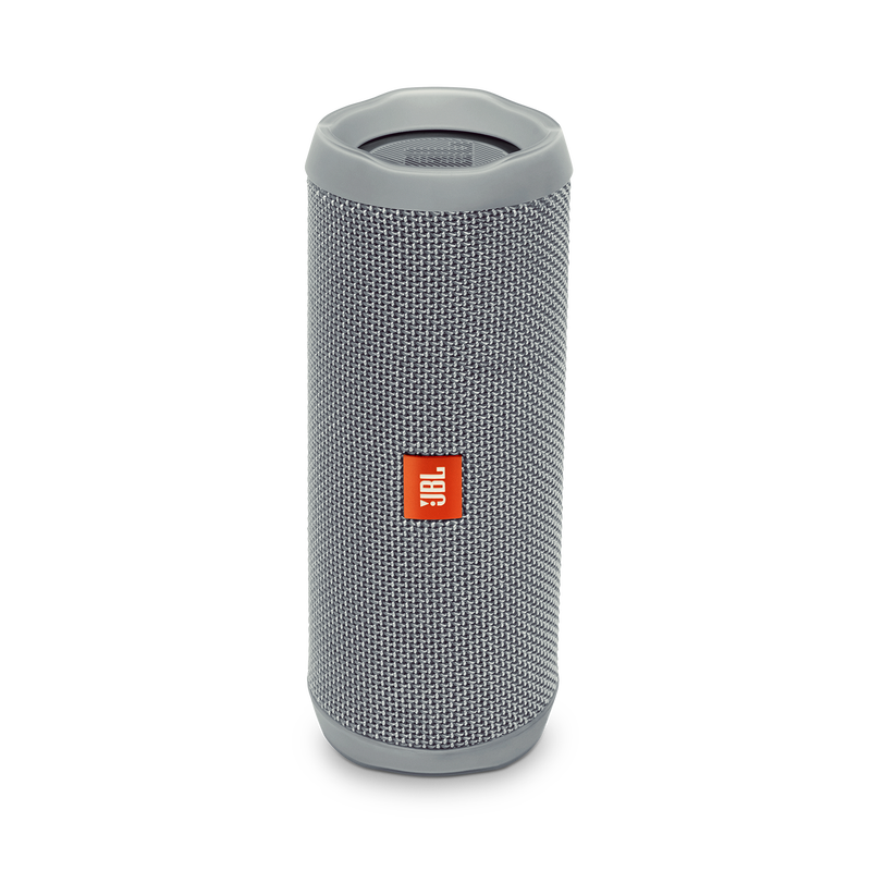 JBL Flip 4 - Grey - A full-featured waterproof portable Bluetooth speaker with surprisingly powerful sound. - Hero image number null